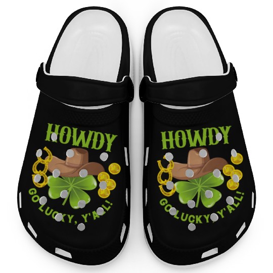 Howdy Go Lucky, Y'all! Saint Patrick's Day Apparel Clogs
