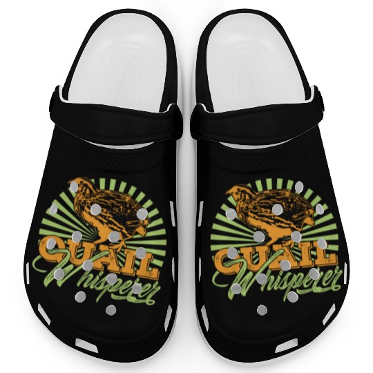 Quail Whisperer Farmer Farming Gift Clogs