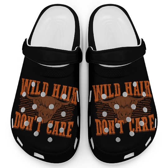 Highland Cattle Cow Farmer Gift Clogs