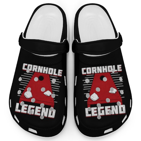 Cornhole Legend Bean Bag Toss Player Gift Clogs