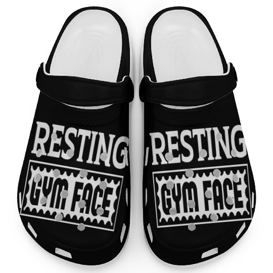 Resting Gym Face Clogs