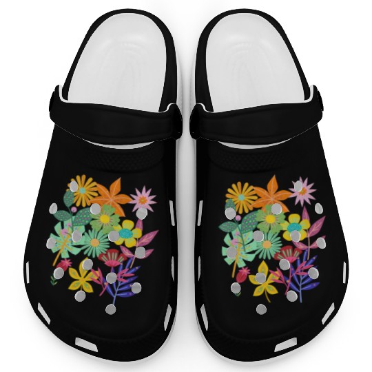 garden flowers Clogs