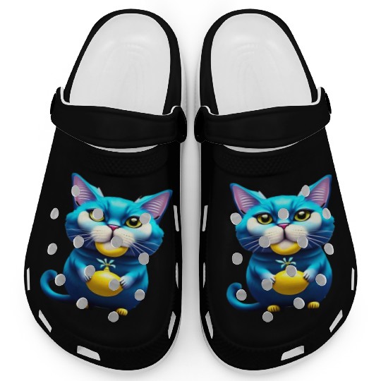 Blue cat Clogs