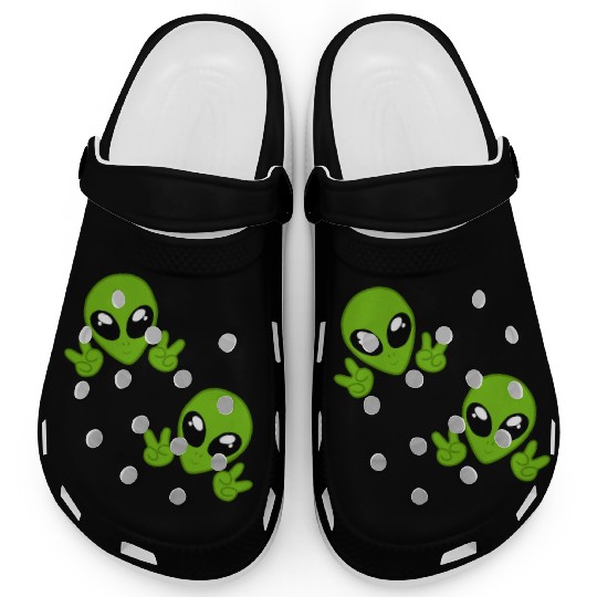cute aliens chibi Clogs