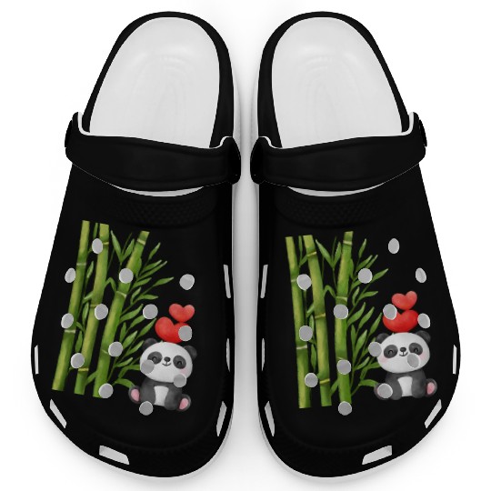 Bamboo Panda Clogs