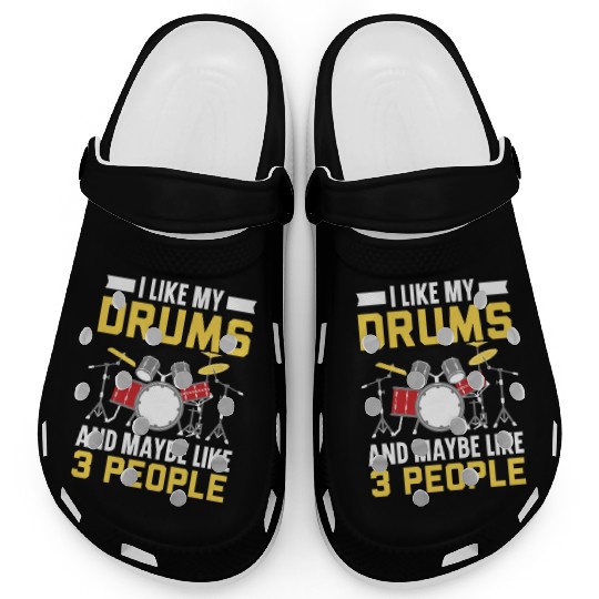 Drummer Musical Instrument Musician Drum Player Clogs