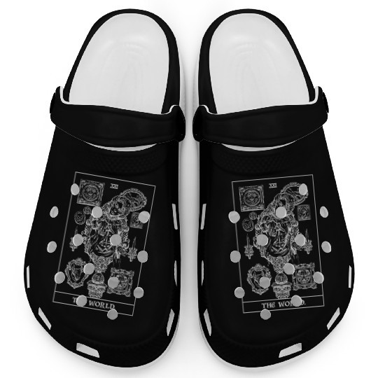 The World Victorian Ghost Tarot Card Clogs