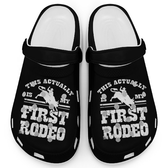 Bull Rider Bull Riding Western Rodeo Cowboy Lover Clogs