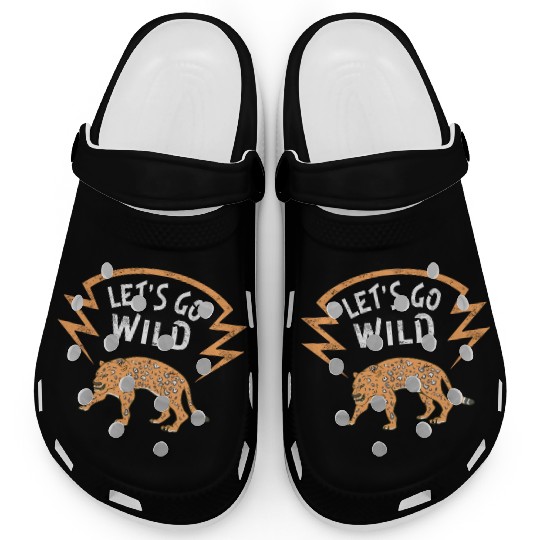 Wildlife Jaguar Wild Animal Lover Clogs