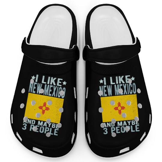 New Mexico Flag US State Clogs