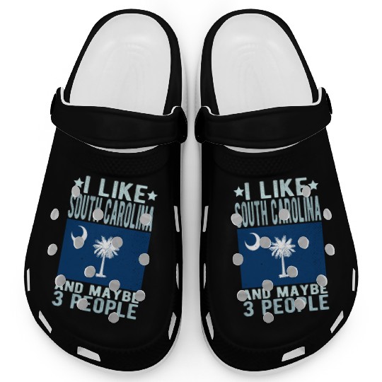 South Carolina Flag US State Clogs