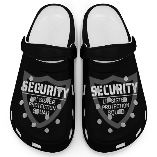Security Lil' Sister Protection Squad Big Brother Clogs