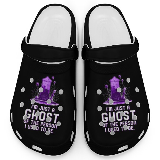 A Ghost Of Who I Used To Be Emo Unisex Clogs