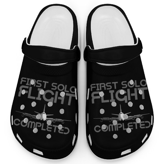 First Solo Flight Completed Clogs