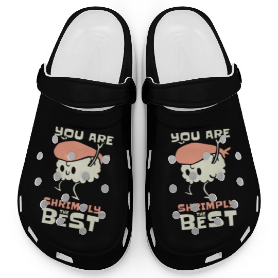 Asian Food Sushi Shrimp Food Sushi Lover Design Clogs