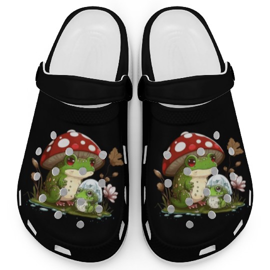 Cottagecore Mushroom Aesthetic Nature Conservation Clogs
