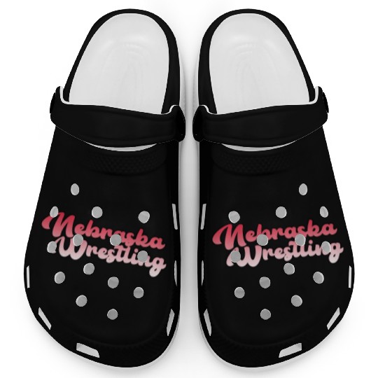 Nebraska Wrestling (State Colors) Clogs