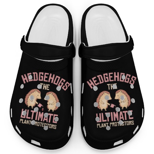 Gardening Hedgehog Planting Botany Garden Design Clogs