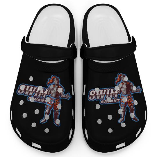 Swim Savant | Knight With Swim Trunks Clogs