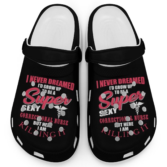 Funny Correctional Nurse Outfit Clogs