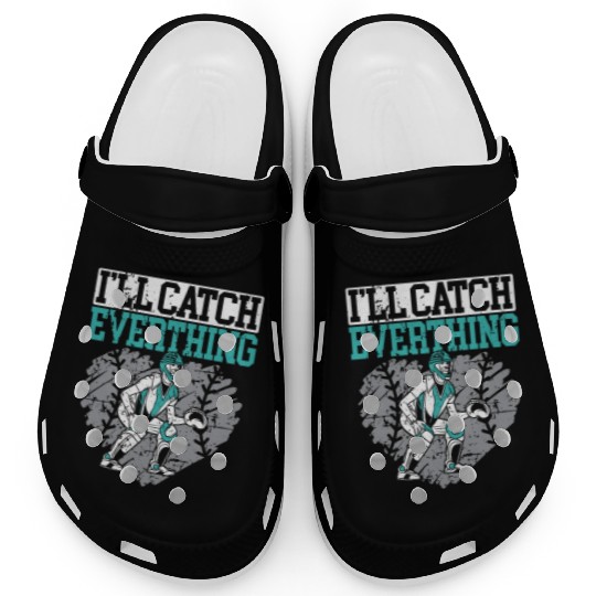 Baseball Lover Baseball Player Baseball Catcher Clogs