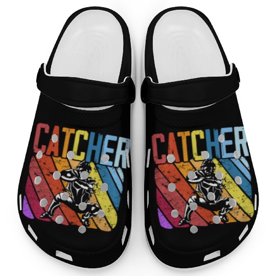 Baseball Lover Baseball Player Baseball Catcher Clogs