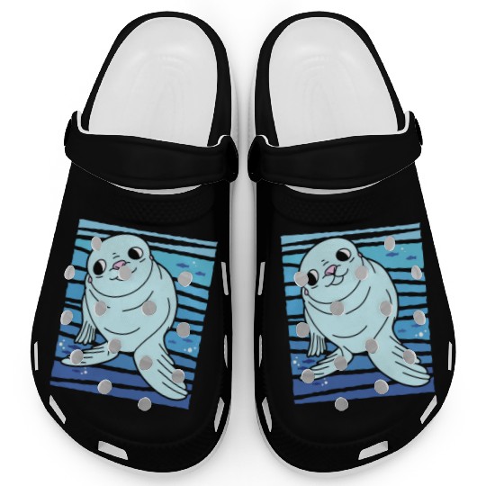 Cartoon Seals I Seal Lion I Kids Seal Clogs