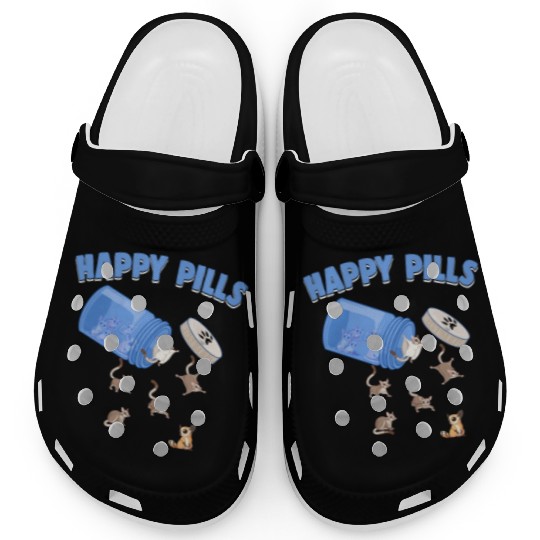 Happy Pills Sugar Bears Funny Sugar Gliders Lover Clogs