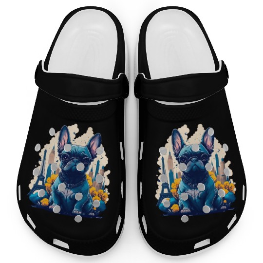 Cute French Bulldog..! Clogs