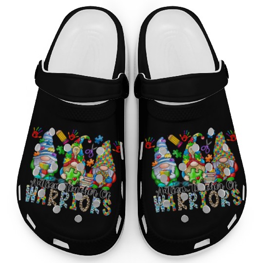 Autism Teacher Of Warriors Clogs