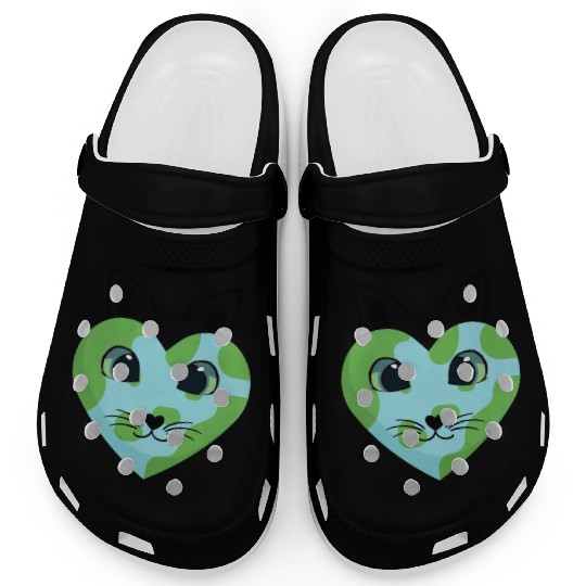 Save The Earth Its The Only Planet With Cat Clogs