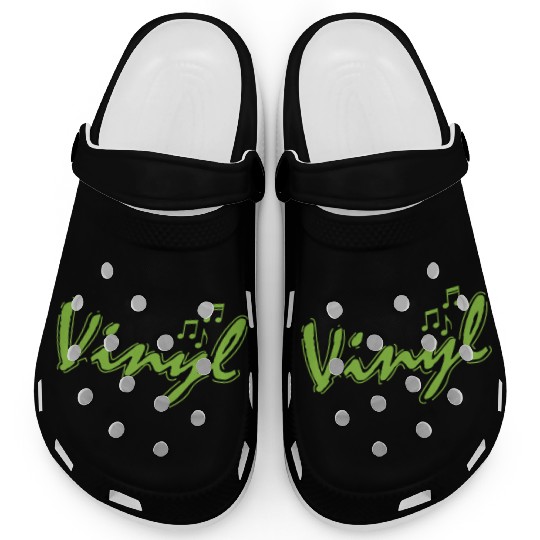 Vinyl with music nout Vinyl Record Music Clogs