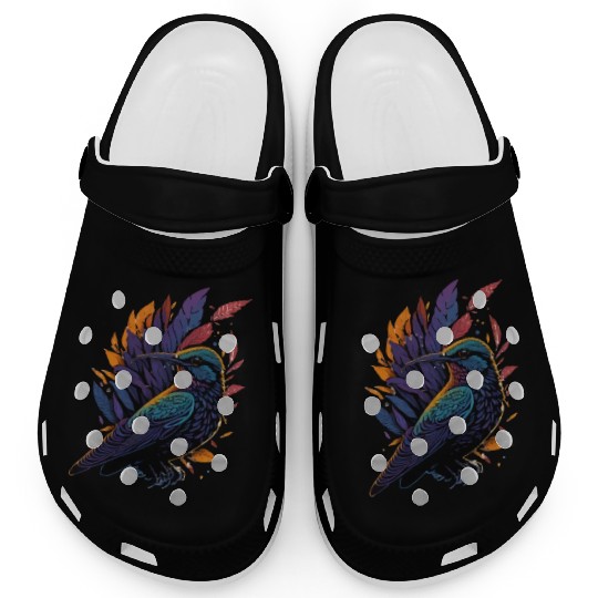 Nature Lovers - Charming Hummingbird Clogs