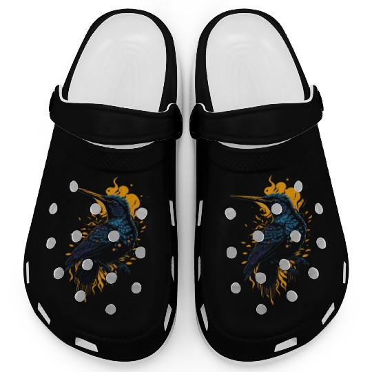 Nature Lovers - Charming Hummingbird Clogs