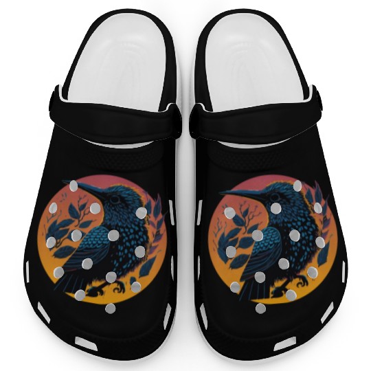 Nature Lovers - Charming Hummingbird Clogs