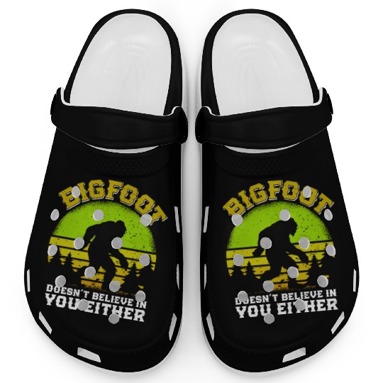 Bigfoot Mountain fan Hiker funny Nature boy Clogs