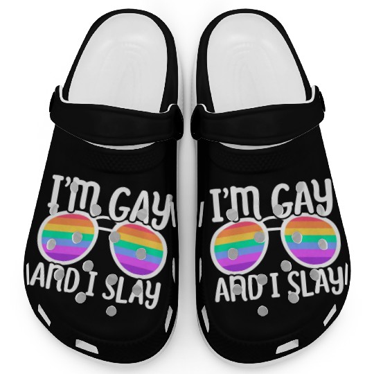 Gay Rights Rainbow Pride Month LGBTQ Gay Pride Clogs