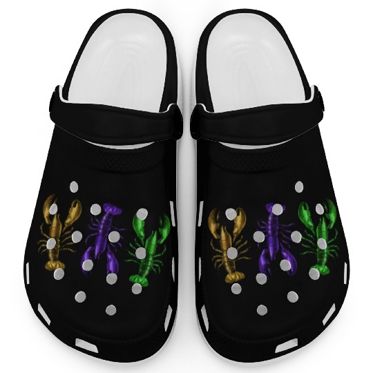 Lobster Mardi Gras Clogs