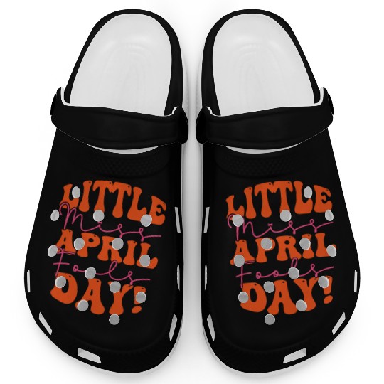 Little Miss April Fools Day Clogs