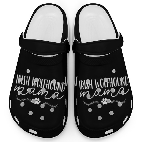 Irish Wolfhound Dog Mom Clogs