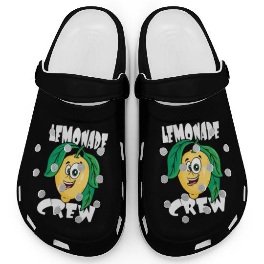 Sweet Kids Lemon Motif Clogs