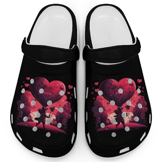 valentine's day Clogs