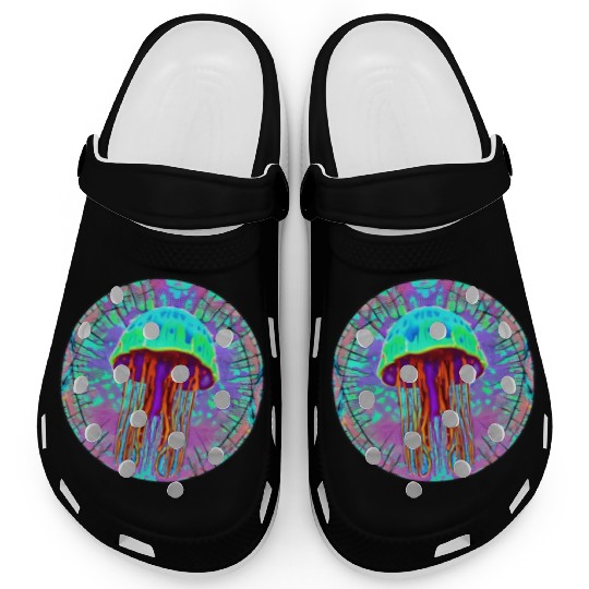 Glowing Jellyfish Clogs