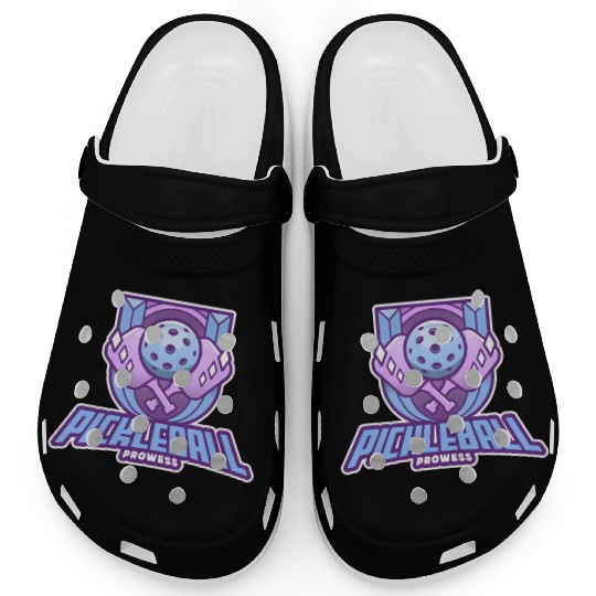 Pickleball Prowess | Paddle Sports Player Emblem Clogs