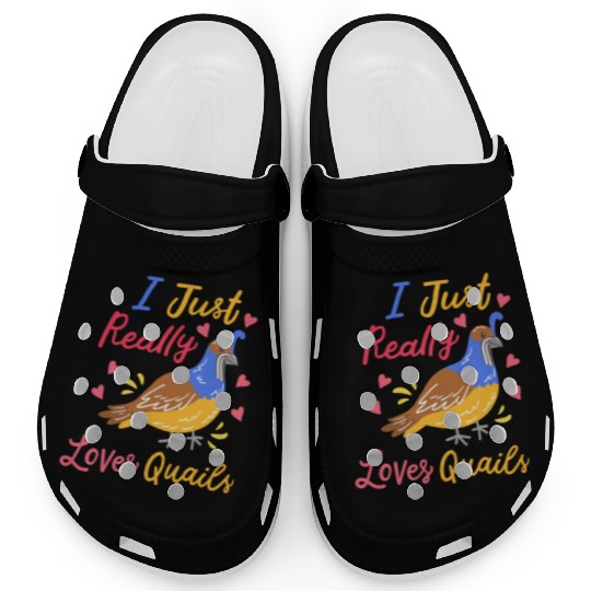 Quail Quail Lover Quail Owner Clogs