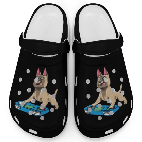 Belgian Malinois Gaming Kawaii Gamer Dog Lover Clogs