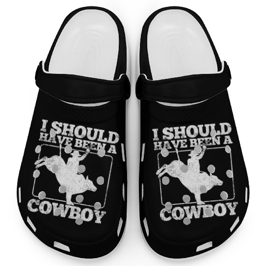 Bull Riding Cowboy Clogs