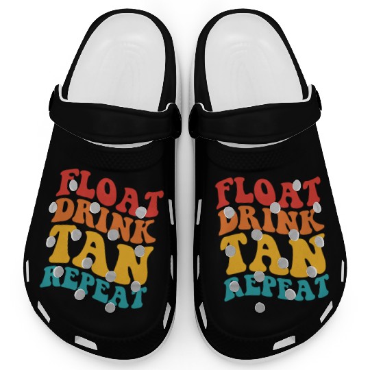 Float Drink Tan Repeat Clogs