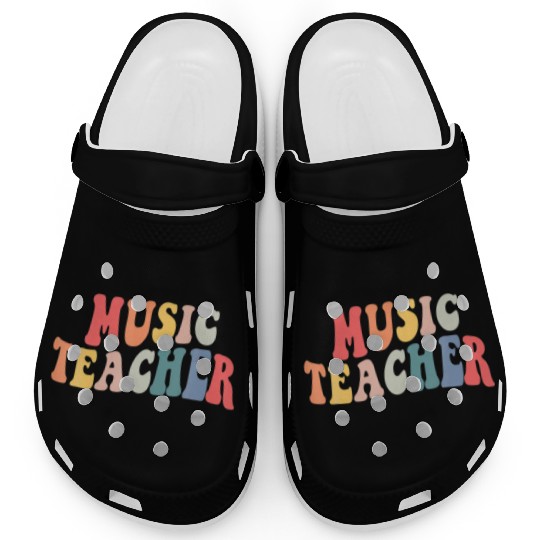 Groovy Music Teacher Team Back To School Clogs