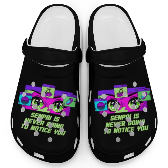 Senpai Is Never Going to Notice You Anime Funny Ma Clogs